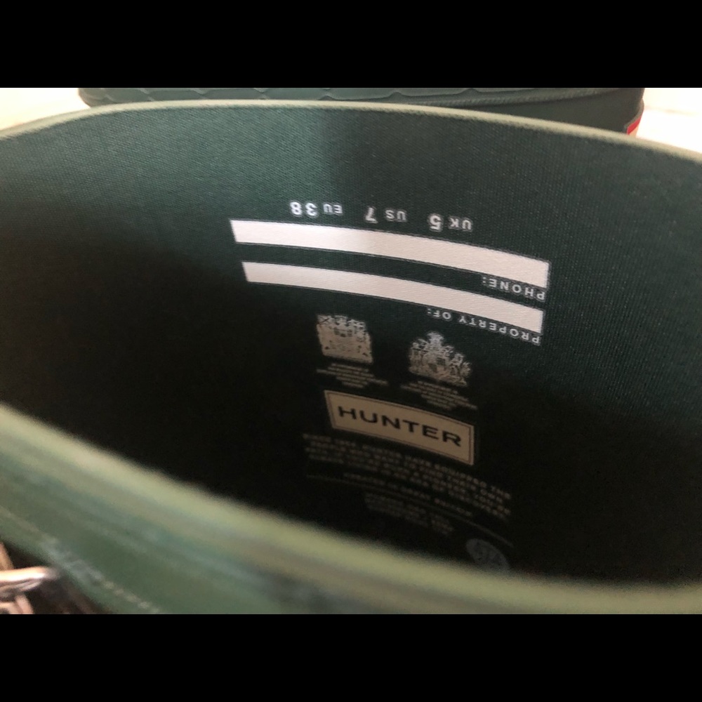 Hunter Green Tall Boots - Picture 5 of 6